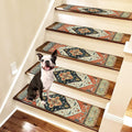 Non-Slip Stair Treads 7PCS 30in x 8in - Safe Indoor Stair Runner