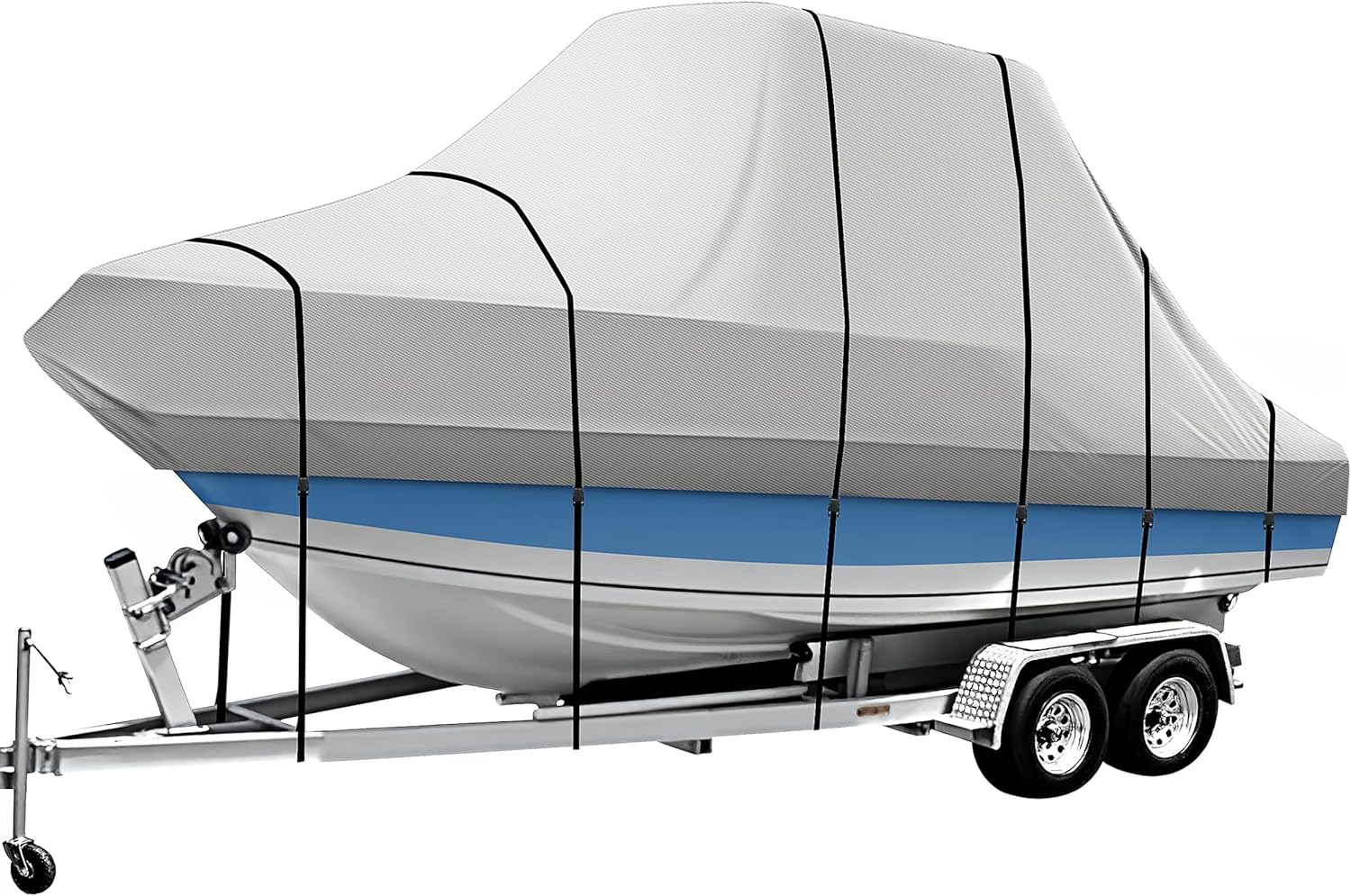 iCOVER T-Top Boat Cover for Center Console Boats 18ft-20ft