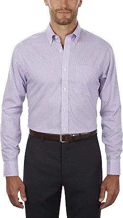 Tommy Hilfiger Men's Dress Shirt Non Iron Gingham for Comfort