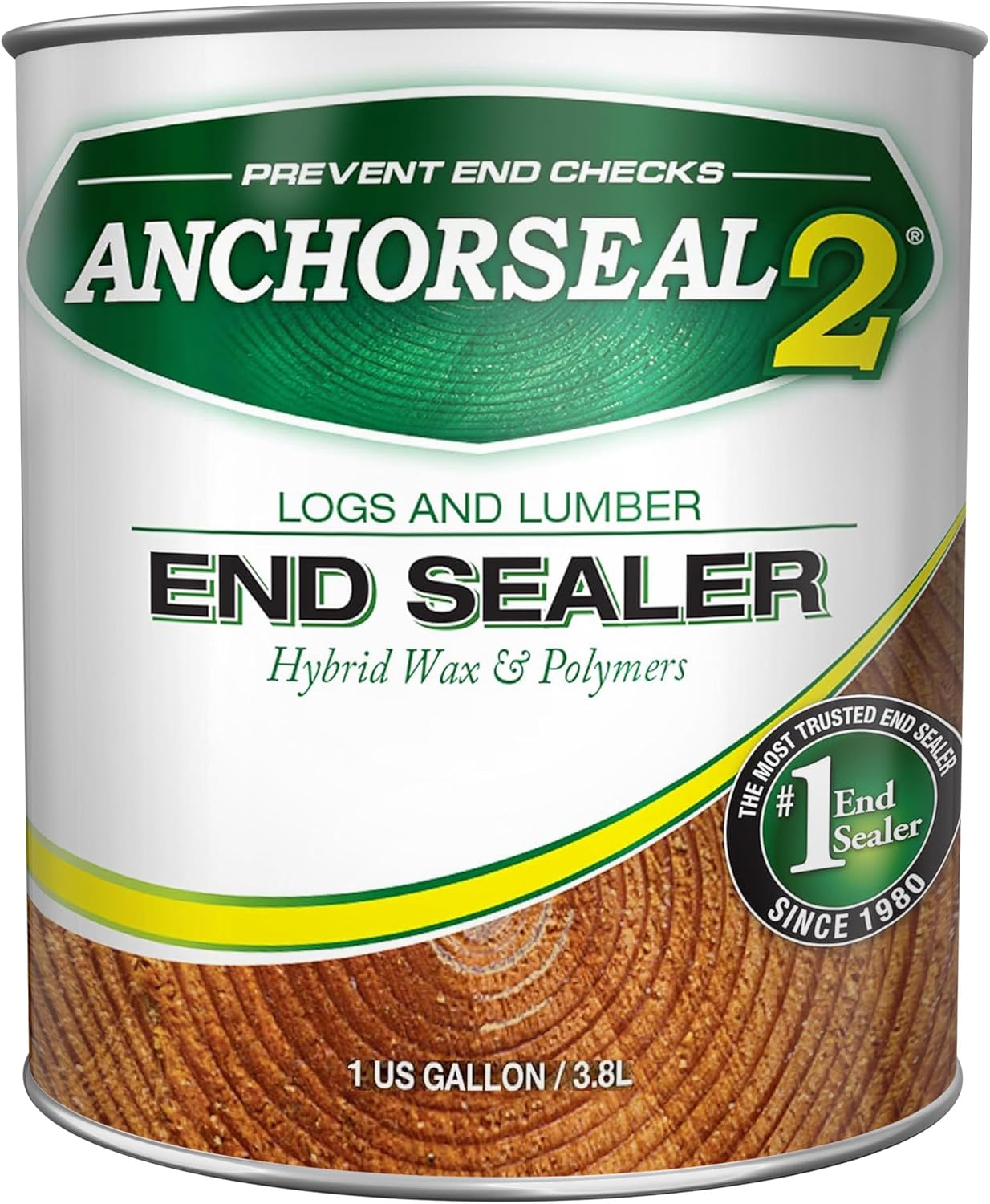 ANCHORSEAL 2 Log & Lumber End Grain Sealer for Wood Protection