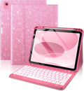 typecase Folio Keyboard Case for iPad 10th Gen 10.9 in - Rose Red