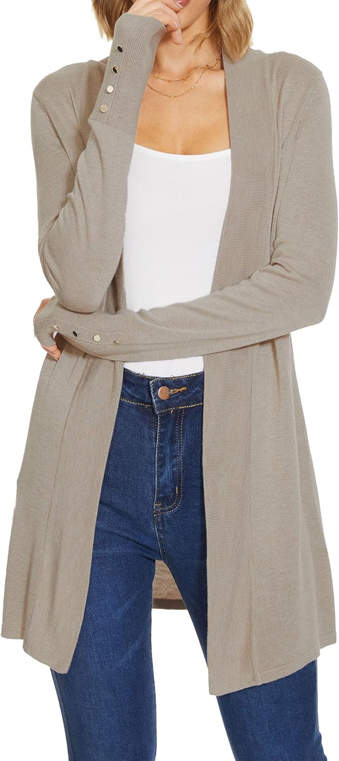 Spicy Sandia Women's Cardigan Sweaters for Casual Spring Wear