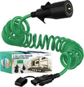 7-to-4 Trailer Wire Kit 8ft Coiled Adapter - Plug-N-Play Reliability