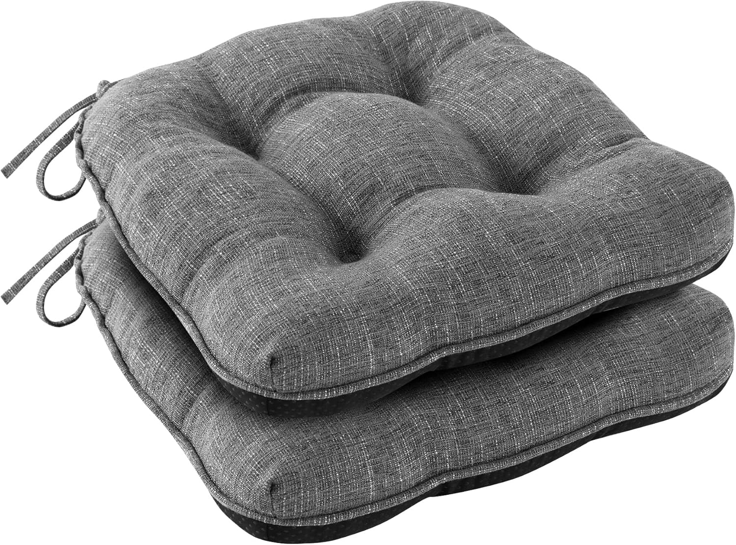 Chair Cushions for Dining Chairs with Non-Slip Backing and Ties