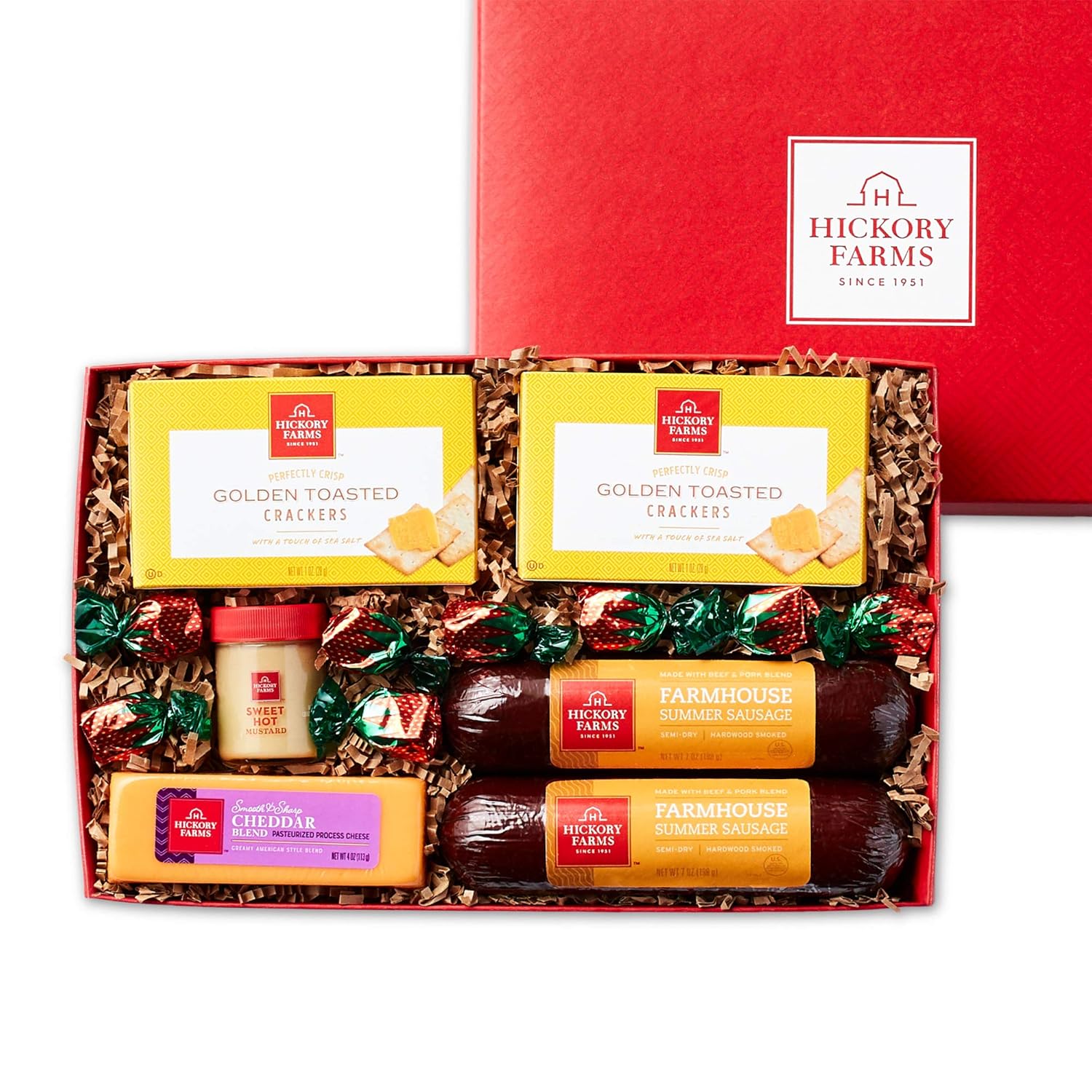 Hickory Farms Sausage & Cheese Collection Deluxe Gift Set Review