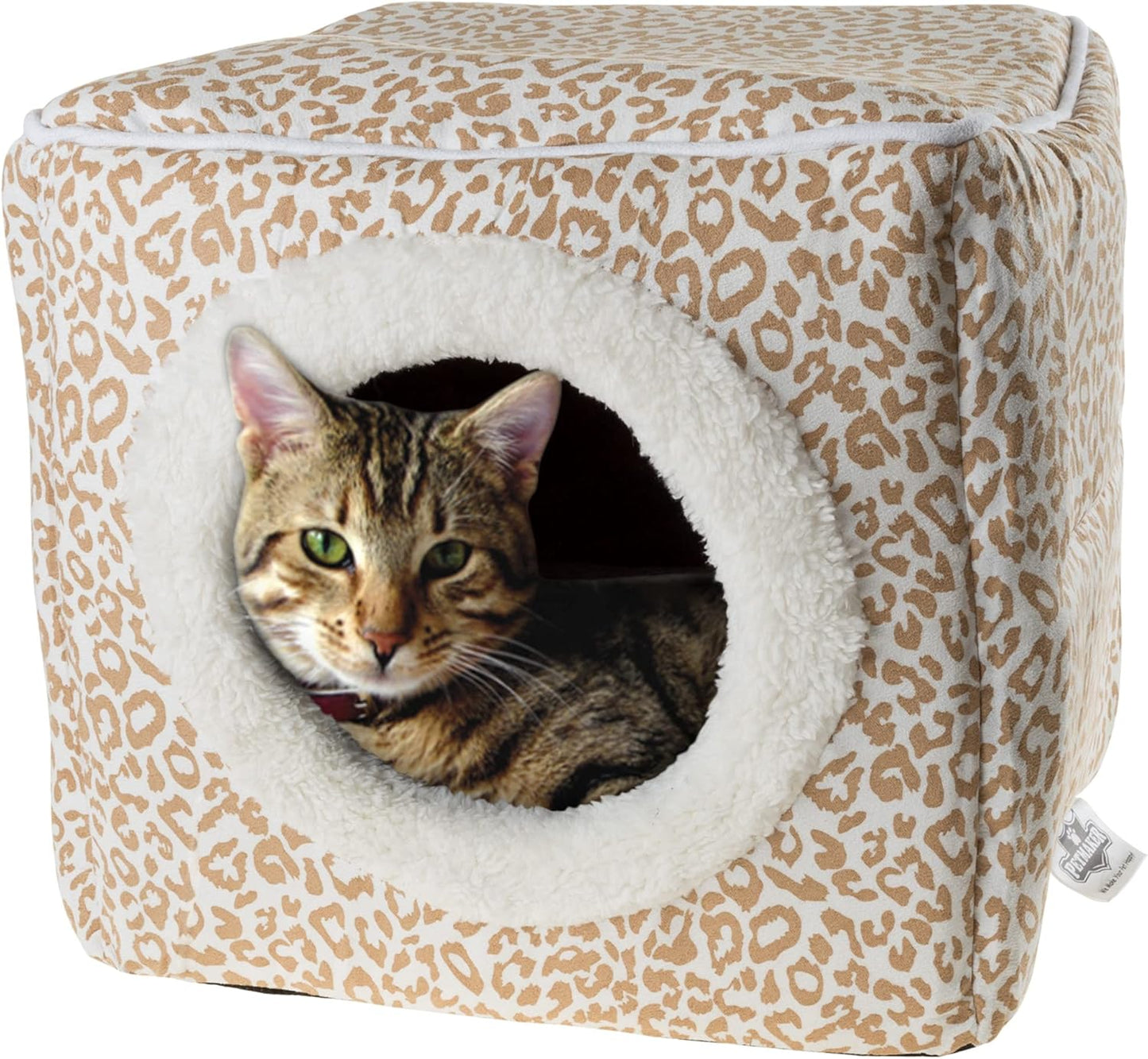 Cozy Cat Cave Bed by PETMAKER - Snug Retreat for Felines