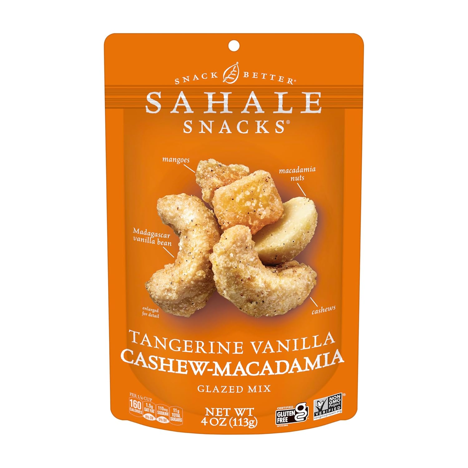 Sahale Snacks Tangerine Vanilla Cashew-Macadamia Mix Review