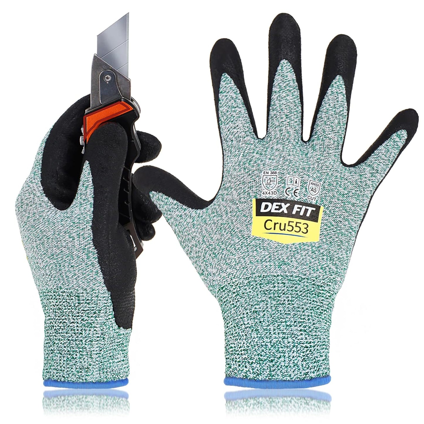 DEX FIT Level 5 Cut Resistant Gloves for Ultimate Hand Protection