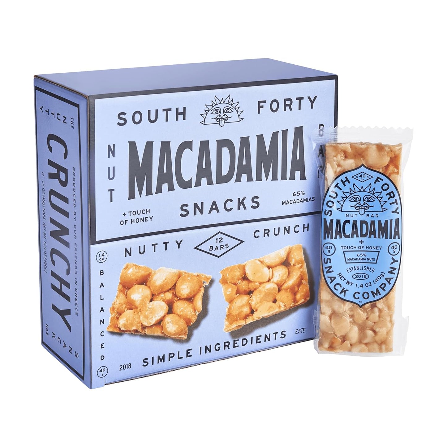 Crunchy Macadamia Nut Bar with Honey - Just 5 Ingredients
