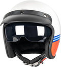 3/4 Open Face Retro Motorcycle Helmet for Vespa and Cruiser - DOT in