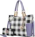 Tote Bag for Women 2-PC Handbag Set - Vegan Leather Tote with Wallet