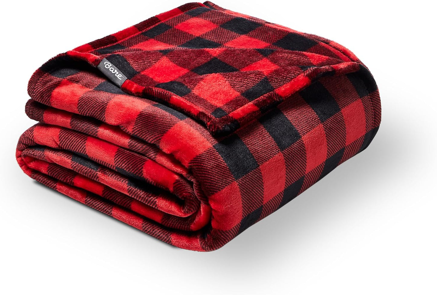 Bare Home Textured Fleece Blanket - Cozy Warm Microplush