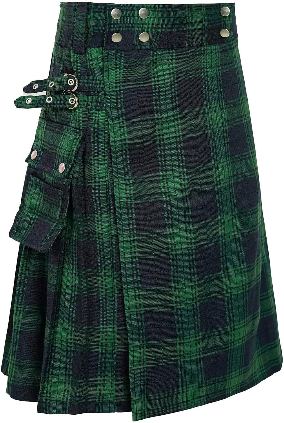 Traditional Highland Tartan Utility Kilt for Men - Stylish Fit
