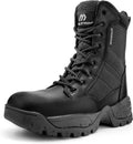 Maelstrom Men's Tactical Work Boots with Side Zipper (Style QXK2)
