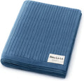 Organic Ribbed Swaddle Blanket for Boys & Girls - Cozy Stretch