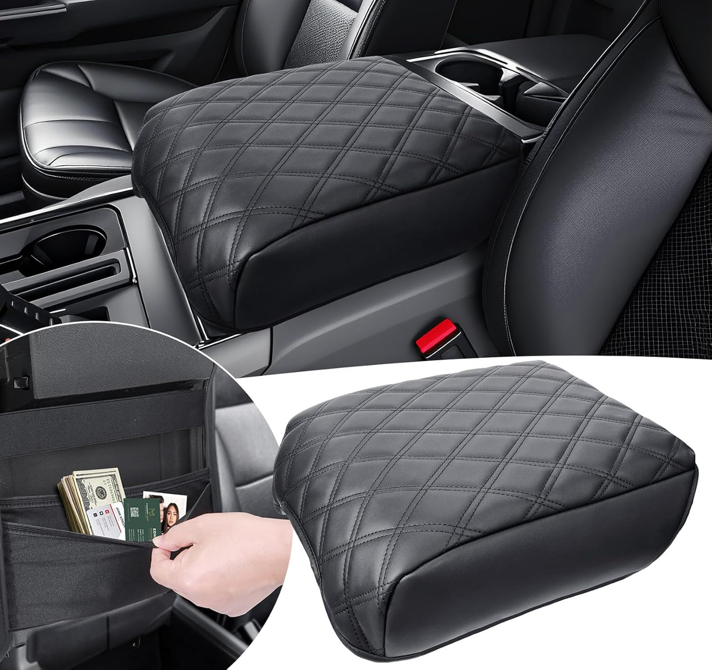 Center Console Cover for Ford F150 2021 2025 Truck Interior