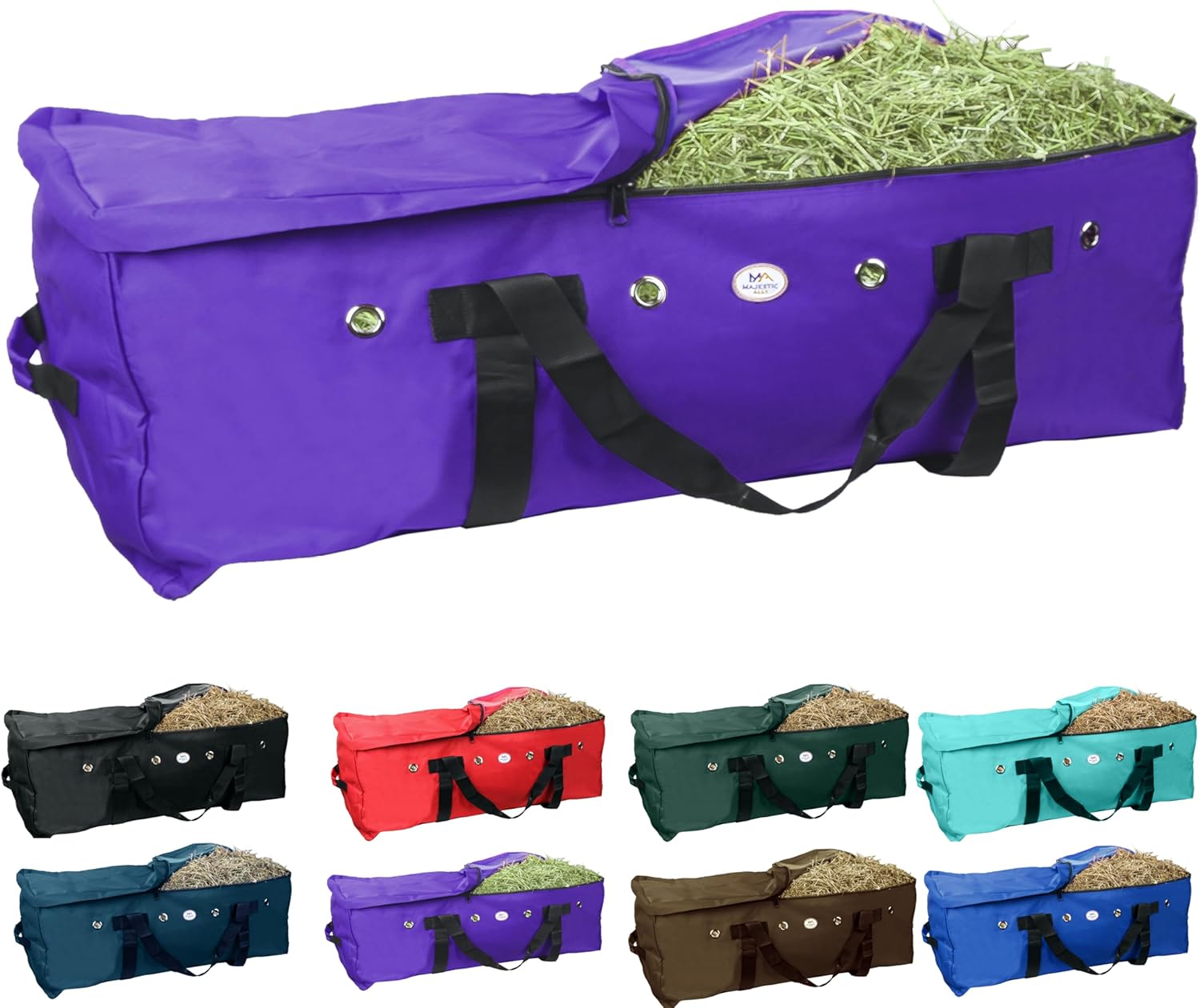 Majestic Ally Heavy-Duty Hay Bale Storage Bag for Easy Transport