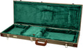 Crossrock Master Series Electric Guitar Case for Strat & Tele - Olive