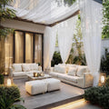 MOSQUITO NET CURTAINS FOR PORCH PATIO - Waterproof 2 Panels