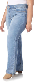 WallFlower Luscious Curvy Bootcut Jeans for Women Mid-Rise 0