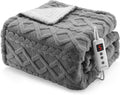 CAROMIO Heated Throw Blanket - Thick Sherpa Electric Throw 50in x 60in