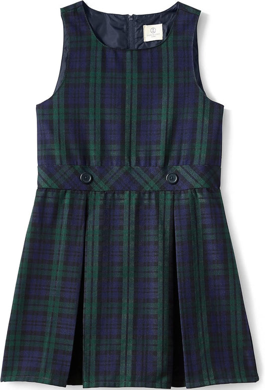 Lands' End Girls Uniform Plaid Jumper for Comfort and Style