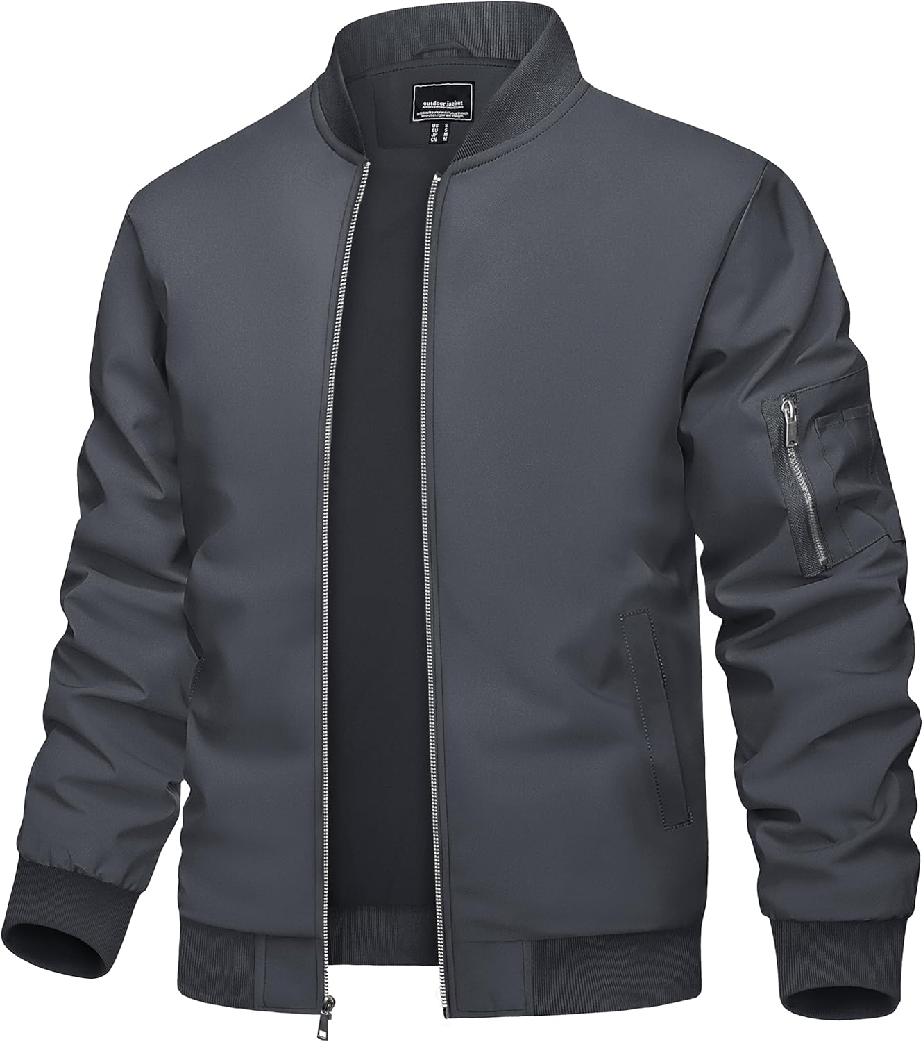 TACVASEN Men's Lightweight Bomber Jacket for Spring and Fall