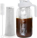 64oz Cold Brew Pitcher with Stainless Steel Filter
