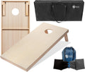 Cornhole Boards Regulation 4ft x 2ft Set - Solid Wood with LED Ring