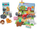 Blockables Farm and Farm Friends 2-Pack Bundle - Connectable Wooden