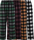 Men's Cotton Super Soft Flannel Plaid Pajama Pants 2 Pack - Warm Scott