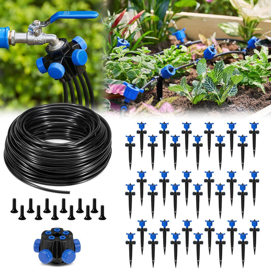 Efficient HIRALIY 197FT Garden Watering System for Plants