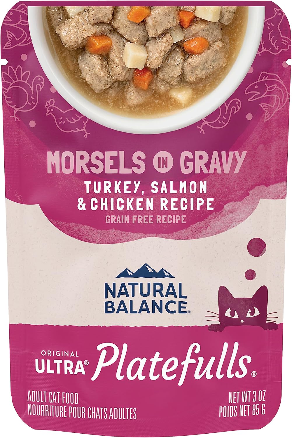 Natural Balance Grain Free Wet Cat Food with Turkey & Salmon