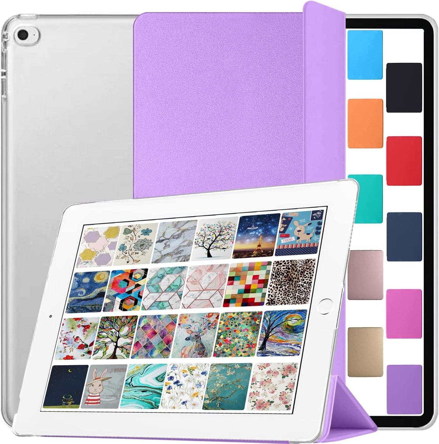 DuraSafe iPad 9.7 Case with Auto Sleep/Wake & Tri-Fold Stand