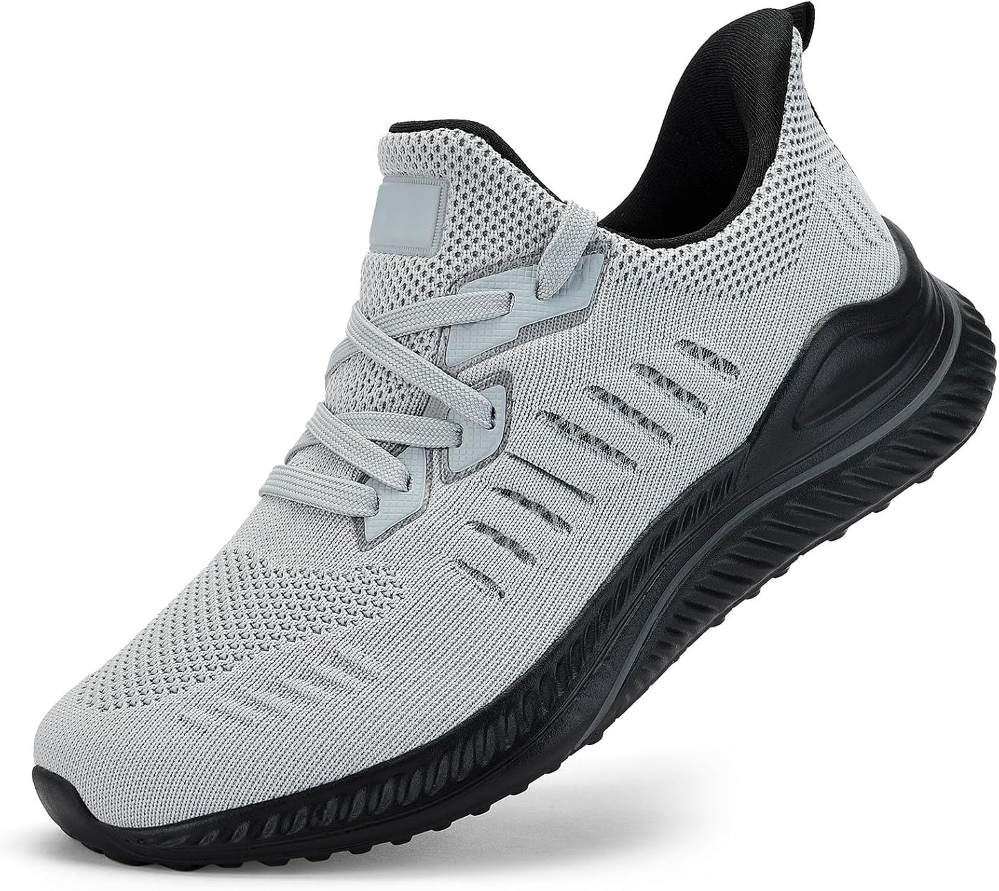 Mens Wide Sneakers - Slip On Memory Foam Walking Shoes Comfort