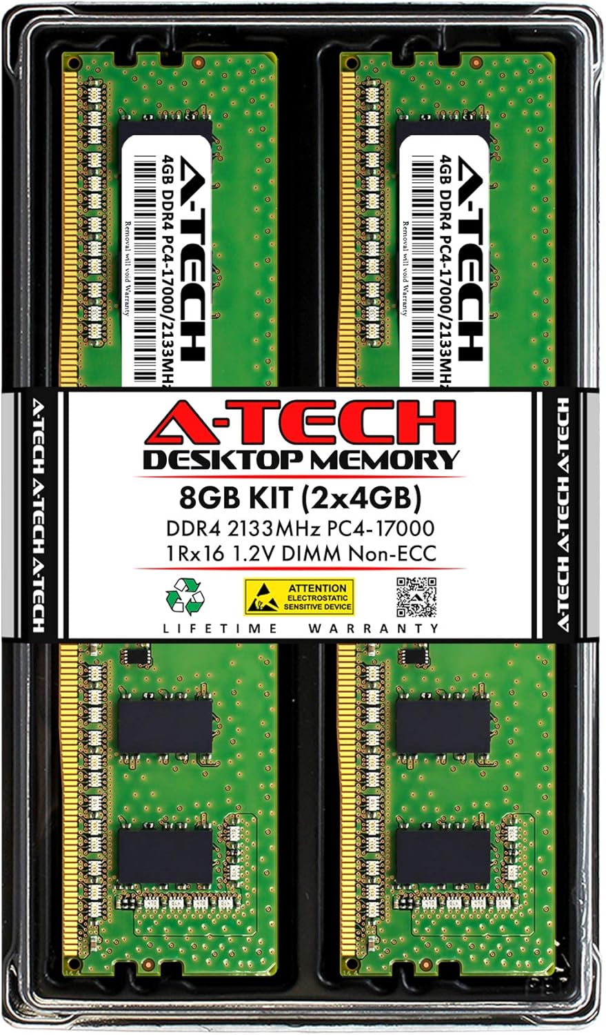 Upgrade Your Desktop with A-Tech 8GB DDR4 2133MHz RAM Kit