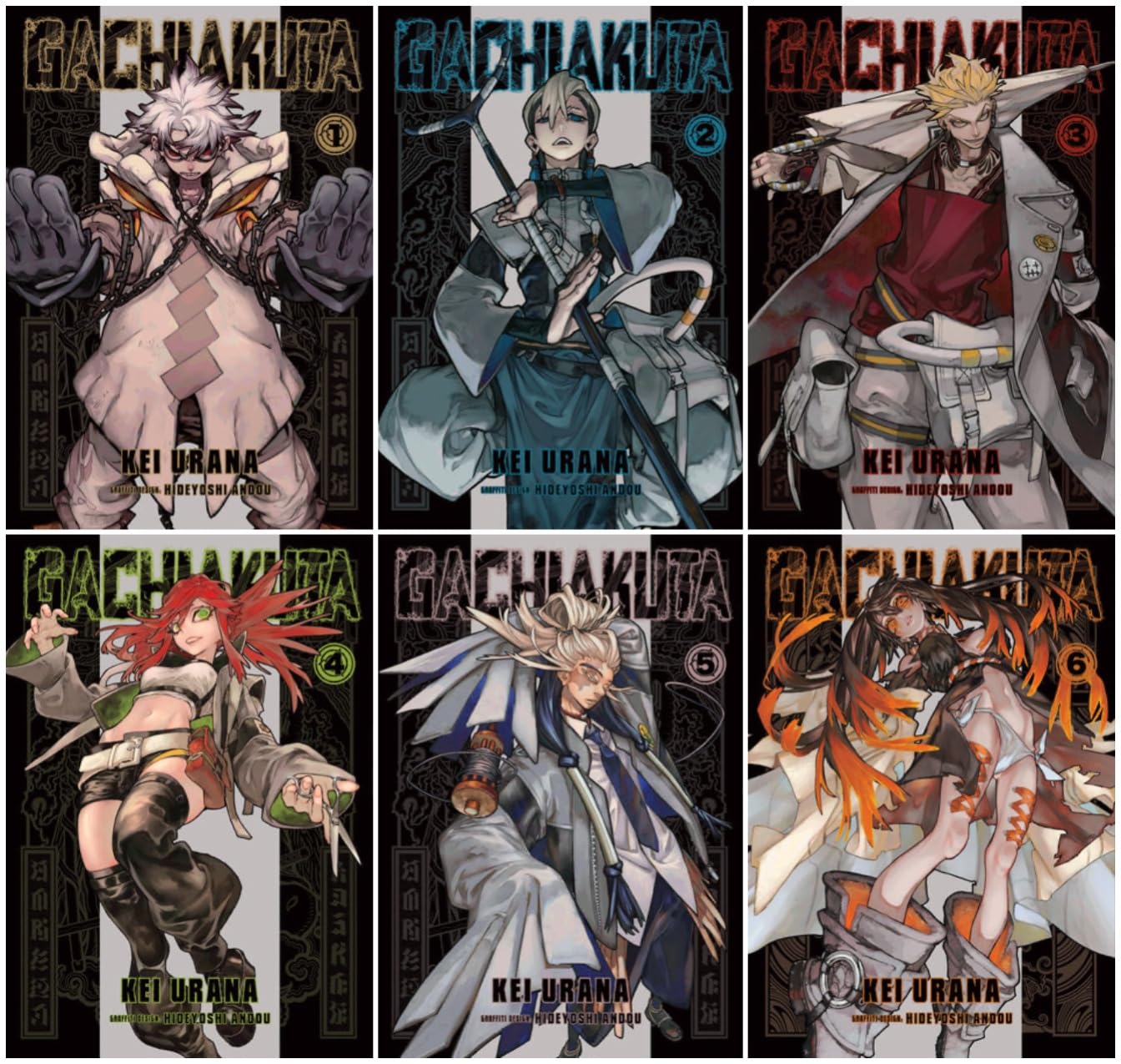 Gachiakuta Series 6-Book Collection Set - Dark Action Manga