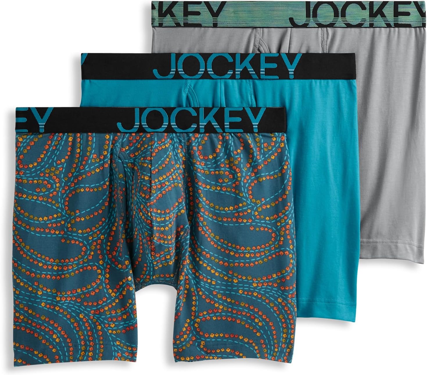 Jockey Men's Underwear ActiveStretch 7in Long Leg Boxer Briefs