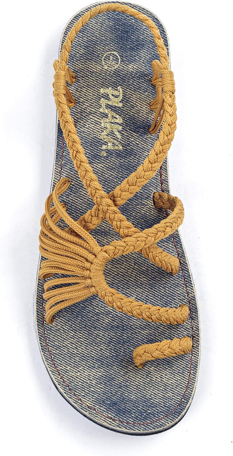 Plaka Flat Sandals for Women: Stylish Comfort for Summer Fun