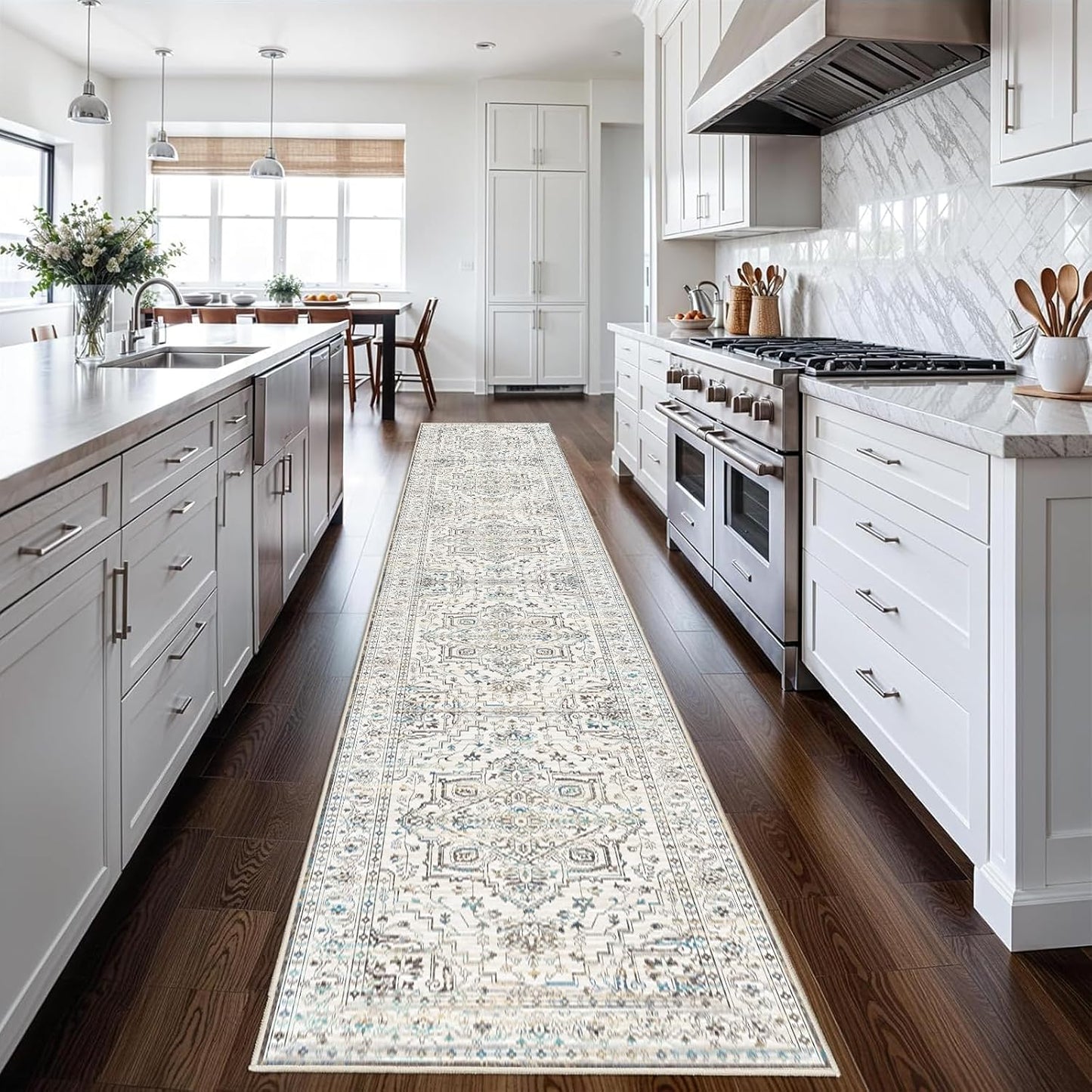 Enkor Runner Rugs for Hallway, Soft Non Slip Floor Rugs