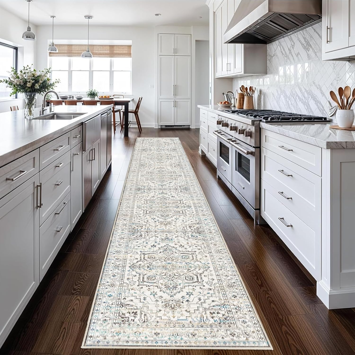 Enkor Runner Rugs for Hallway, Soft Non Slip Floor Rugs