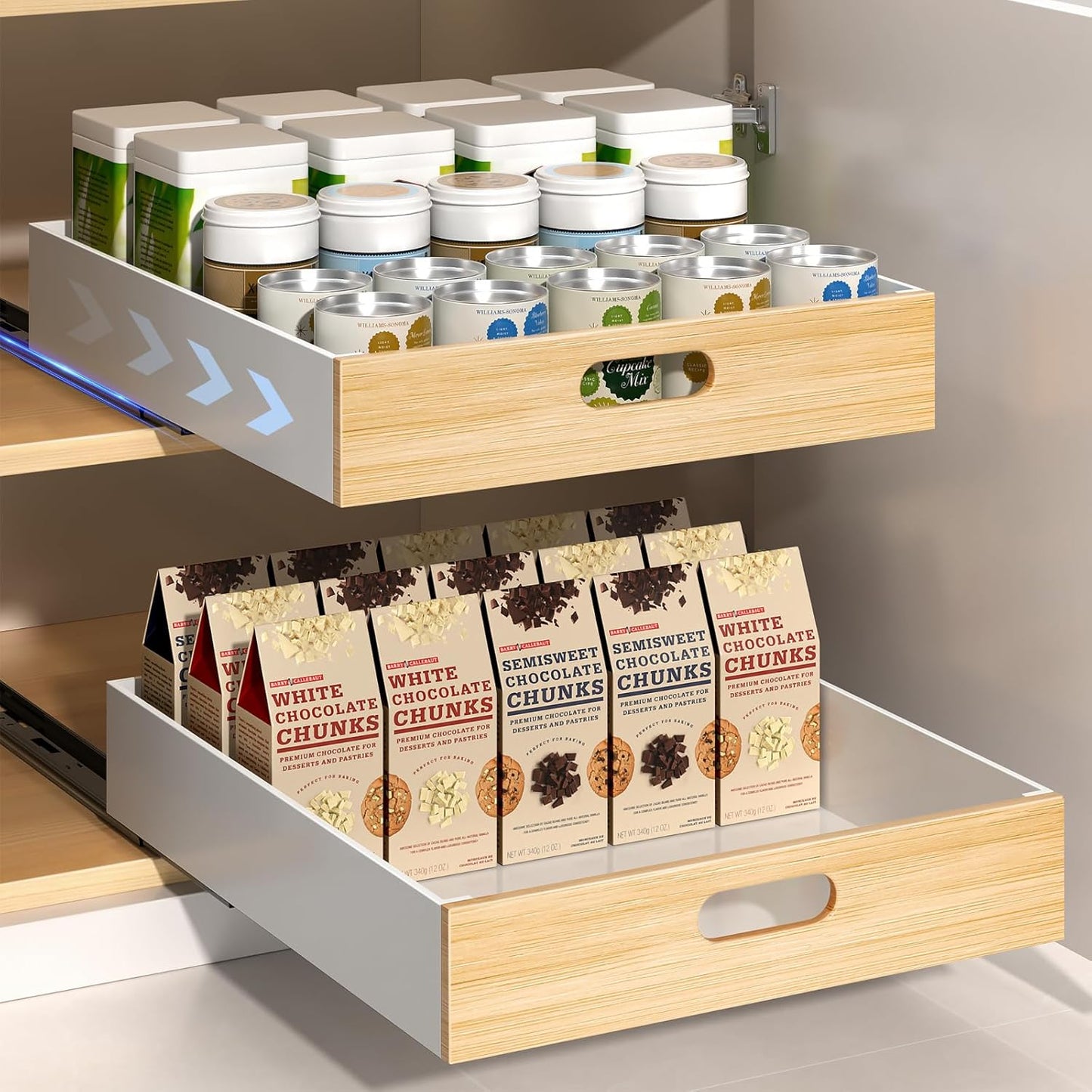 Pull Out Drawer for Cabinet - Multi-Purpose Organizer Solution