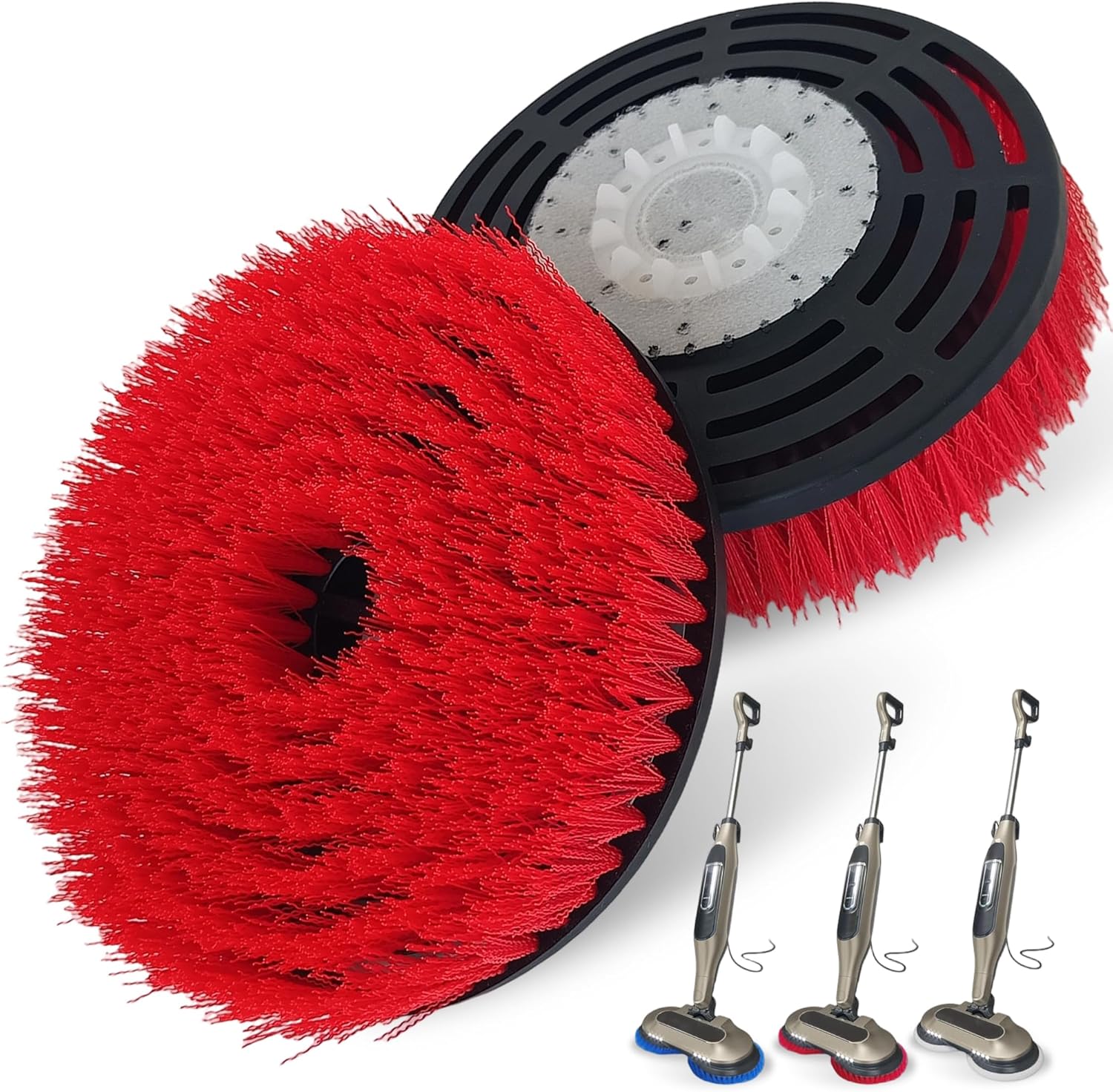 2 Pack S7001 Mop Pad Replacement Brush Heads for Shark Steam Mop