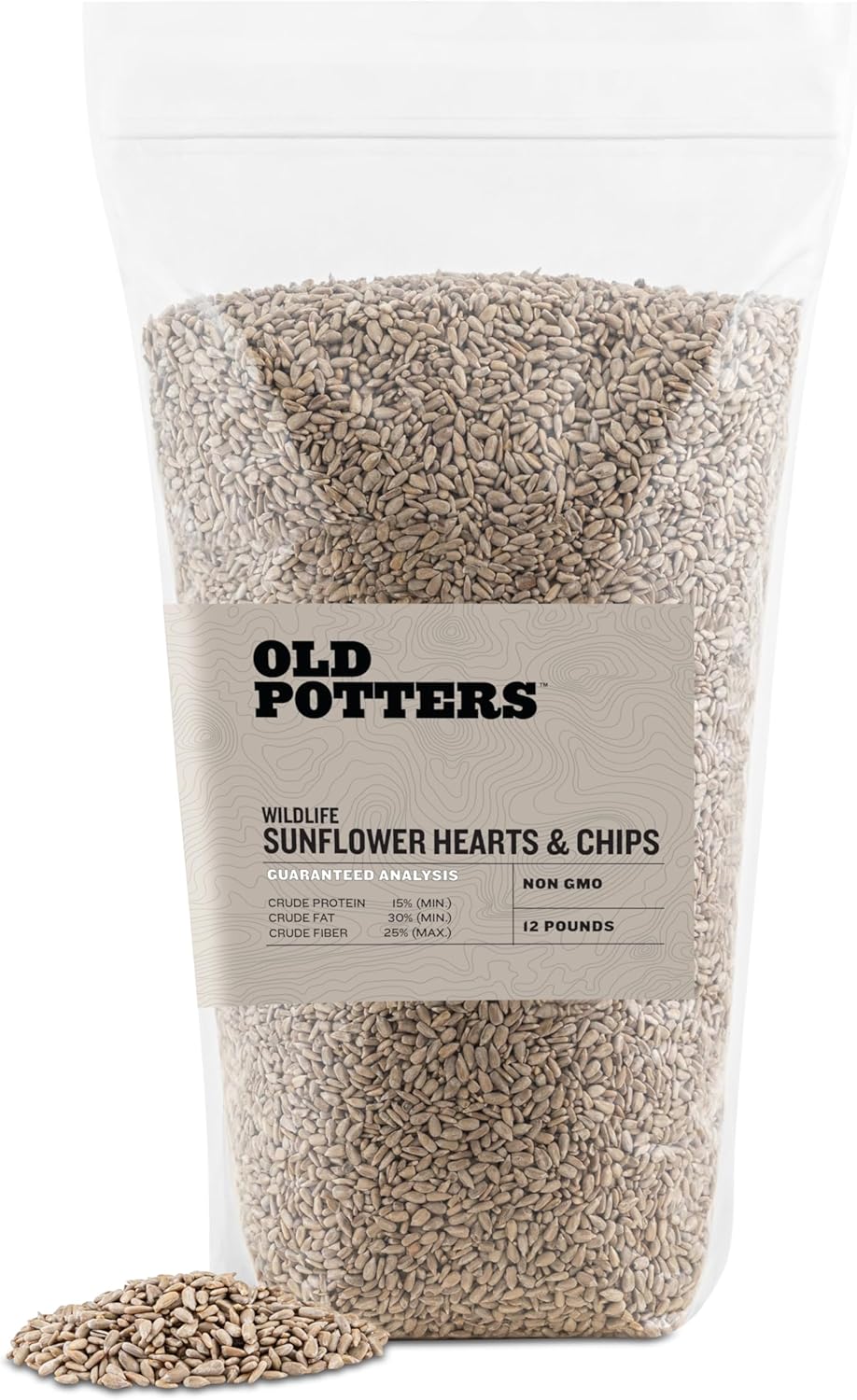 Old Potters Wildlife Sunflower Hearts & Chips for Bird Feeding