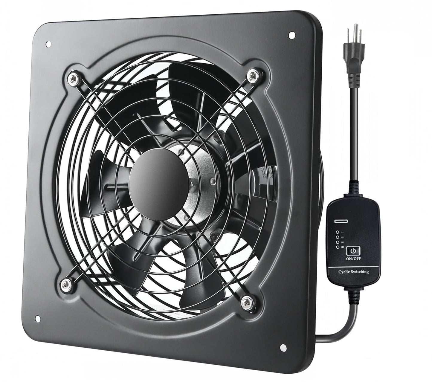12 Inch Wall Mounted Exhaust Fan for Home and Garage Use