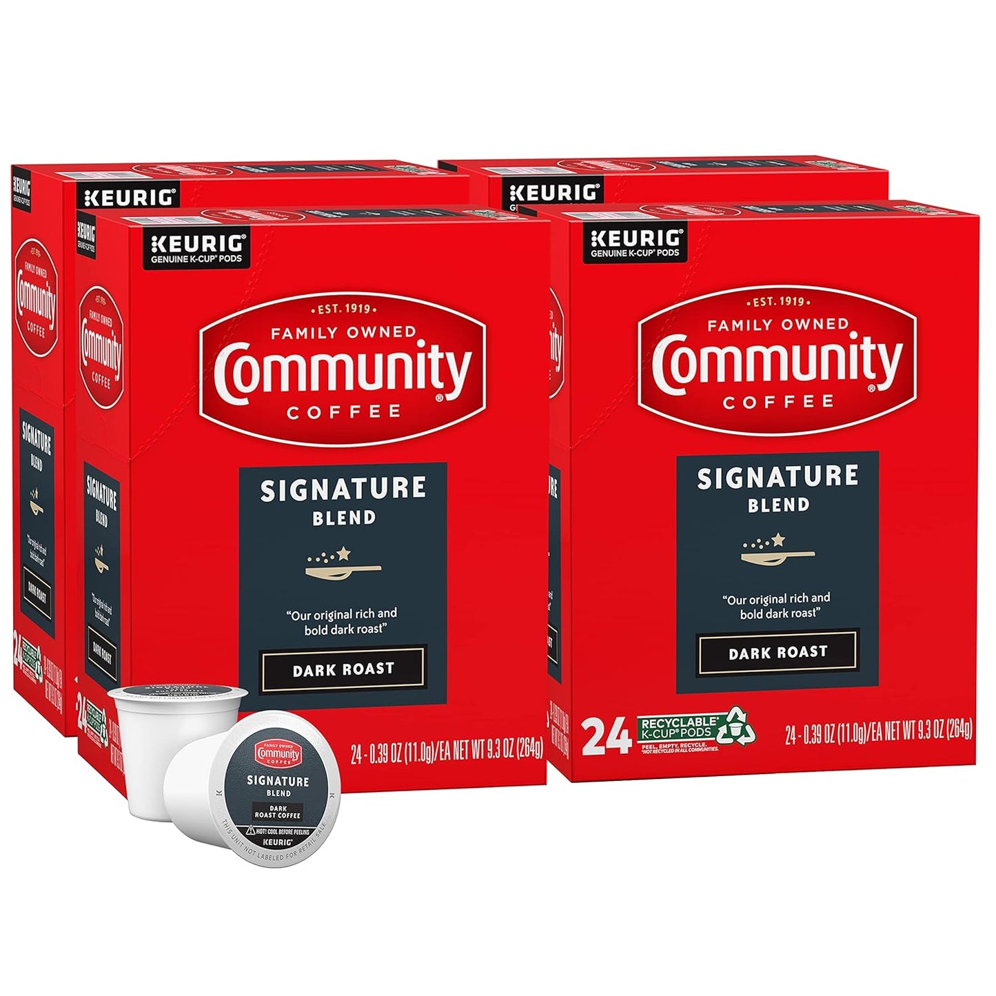 Community Coffee Signature Blend Pods for Keurig 2.0 Brewers