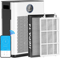 Smart WiFi Air Purifier with H14 HEPA for Large Spaces