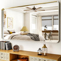55in x 30in Silver Bathroom Mirror - Tempered Glass Vanity