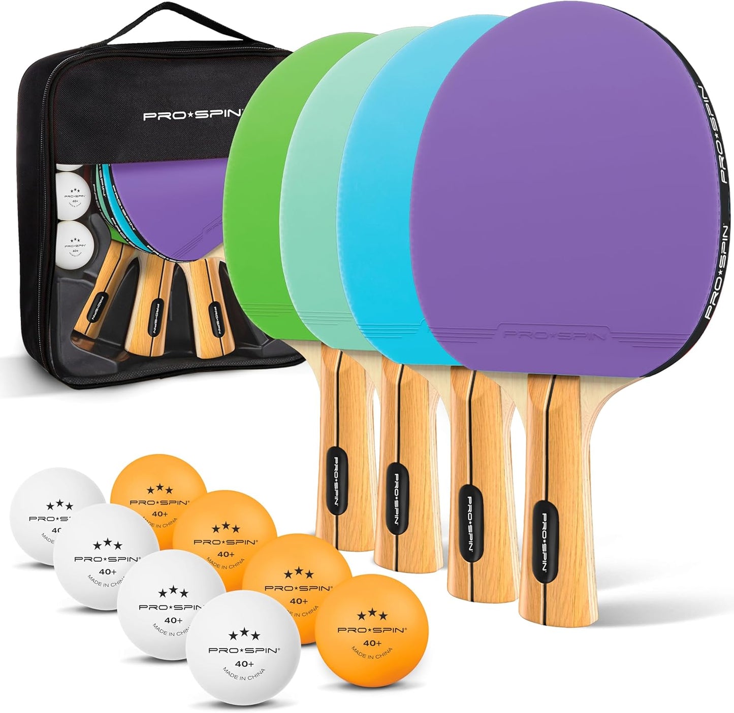 High-Performance Ping Pong Paddles Set for All Skill Levels