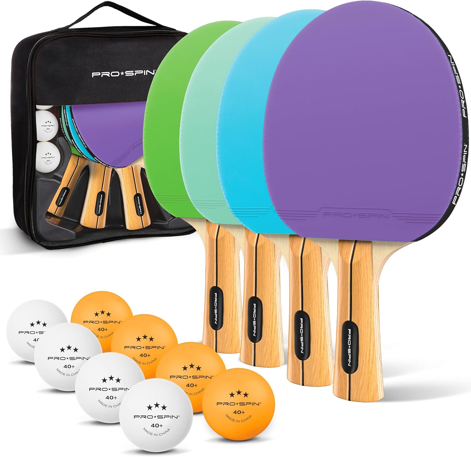 High-Performance Ping Pong Paddles Set for All Skill Levels